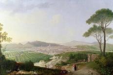 View of Florence at Sunset from Carraia Bridge-Thomas Patch-Giclee Print