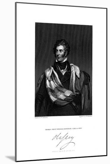 Thomas Philip Robinson, 2nd Earl De Grey, (1781-185), 1844-H Robinson-Mounted Giclee Print