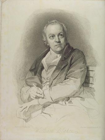 Portrait of William Blake, Frontispiece from 'The Grave, a Poem' by William Blake (1757-1827)