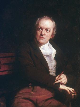 William Blake, English mystic, poet, artist and engraver, 1807. Artist: Thomas Phillips