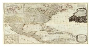 Composite: North America, West India Islands, c.1786-Thomas Pownall-Framed Art Print