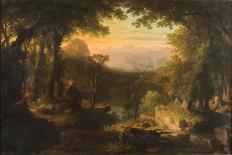 Twilight in the Wilderness, 1840-70-Thomas Pritchard Rossiter-Framed Stretched Canvas