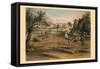 Thomas Rakes and Tedders-E.h. Huffman-Framed Stretched Canvas