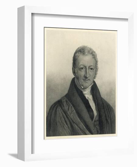 Thomas Robert Malthus Philosopher Known for Study of Population-null-Framed Photographic Print