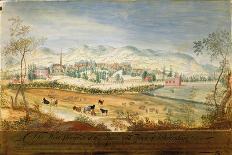 West Prospect of the Spa and Town of Cheltenham, 1748-Thomas Robins-Giclee Print