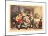 Thomas Rowlandson (British, 1756 1827), Comfort in the Gout, 1785, Hand Colored Etching-null-Mounted Giclee Print