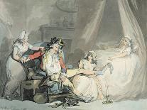 Company at Play, Plate 8 from 'Comforts of Bath', 1798-Thomas Rowlandson-Framed Giclee Print