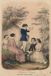 A Summer Scene, Fashions for Children's Dresses, Litho by Wagner and Mcguigan, 1850-Thomas S. Wagner-Framed Giclee Print