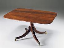 Mahogany Breakfast Table, 1790-1795-Thomas Sheraton-Framed Stretched Canvas