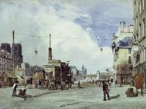 Quai De La Greve, Paris, in 1837-Thomas Shotter Boys-Giclee Print