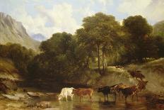 Landscape and Cattle, C1823-1902-Thomas Sidney Cooper-Giclee Print
