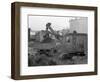 Thomas Smith Super 10 Earth Mover Working at the Shell Plant, Sheffield, South Yorkshire, 1961-Michael Walters-Framed Photographic Print