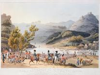 Fording of the River Mondego, engraved by C. Turner, 21st September 1810-Thomas Staunton St. Clair-Giclee Print