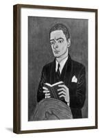 Thomas Stearns Eliot American Writer-Powys Evans-Framed Art Print