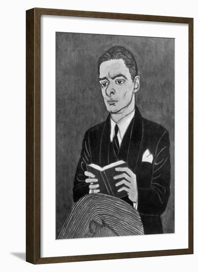 Thomas Stearns Eliot American Writer-Powys Evans-Framed Art Print