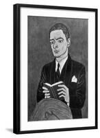 Thomas Stearns Eliot American Writer-Powys Evans-Framed Art Print