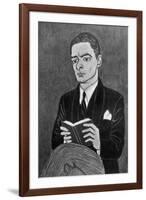 Thomas Stearns Eliot American Writer-Powys Evans-Framed Art Print