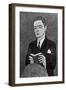 Thomas Stearns Eliot American Writer-Powys Evans-Framed Art Print