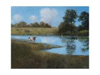 Blue Fields-Thomas Stotts-Art Print