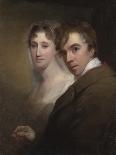 Self-Portrait of the Artist Painting His Wife, c.1810-Thomas Sully-Giclee Print