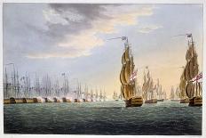 Battle of the Nile, August 1st 1798 (1816)-Thomas Sutherland-Giclee Print