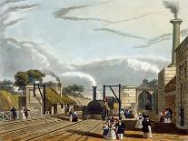 Viaduct across the Sankey Valley, 1831 (Colour Aquatints, Partly Hand-Coloured)-Thomas Talbot Bury-Laminated Giclee Print