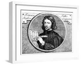 Thomas Tallis, (C1505-158), English Organist and Composer, 1700-Niccolo Francesco Haym-Framed Giclee Print