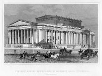 The New Assize Courts, and St George's Hall, Liverpool, Lancashire, 19th Century-Thomas Tallis-Framed Giclee Print