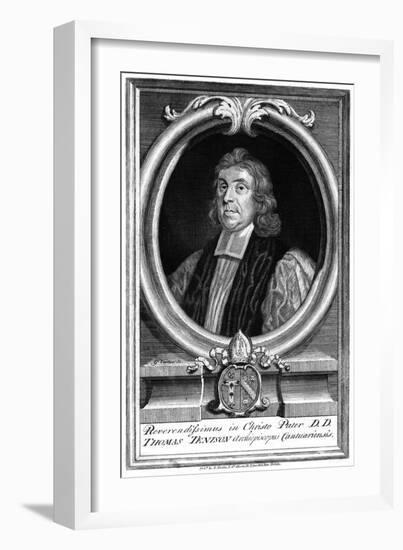 Thomas Tenison-George Vertue-Framed Art Print