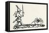 Thomas Thumb-Arthur Rackham-Framed Stretched Canvas