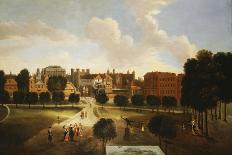 A View of Old Horse Guards Parade from St. James' Park, with Tiltyard Stairs-Thomas Van Wyck-Framed Stretched Canvas