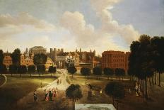 A View of Old Horse Guards Parade from St. James' Park, with Tiltyard Stairs-Thomas Van Wyck-Framed Giclee Print