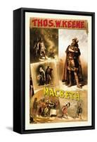 Thomas W. Keene as Macbeth, c.1884-null-Framed Stretched Canvas