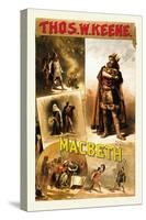 Thomas W. Keene as Macbeth, c.1884-null-Stretched Canvas