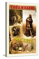 Thomas W. Keene as Macbeth, c.1884-null-Stretched Canvas
