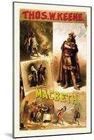 Thomas W. Keene as Macbeth, c.1884-null-Mounted Art Print