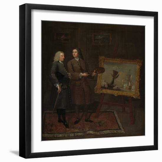 Thomas Walker and Peter Monamy, C.1735-Gawen Hamilton-Framed Giclee Print