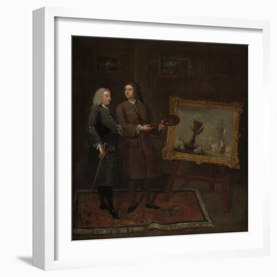 Thomas Walker and Peter Monamy, C.1735-Gawen Hamilton-Framed Giclee Print