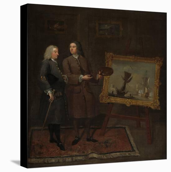 Thomas Walker and Peter Monamy, C.1735-Gawen Hamilton-Stretched Canvas