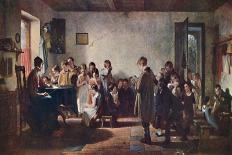 Late at School-Thomas Webster-Giclee Print