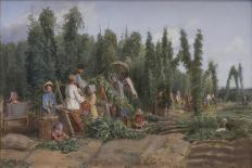 Hop Garden, 1858-Thomas Webster-Framed Giclee Print