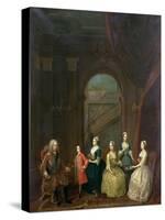 Thomas Wentworth, (1672-1739) Earl of Strafford, and His Family, circa 1732-Gawen Hamilton-Stretched Canvas