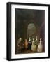 Thomas Wentworth, (1672-1739) Earl of Strafford, and His Family, circa 1732-Gawen Hamilton-Framed Giclee Print