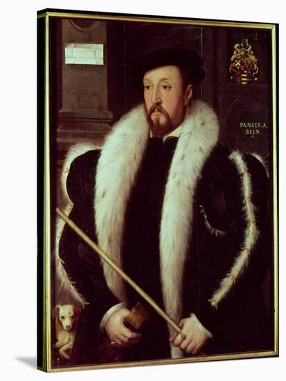 Thomas Wentworth, 1st Baron Wentworth of Nettlestead, 1549-John Bettes the Elder-Stretched Canvas