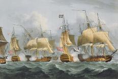 Battle of Trafalgar, Oct. 21, 1805, Engraved by Sutherland For Jenkins's Naval Achievements, c.1817-Thomas Whitcombe-Giclee Print