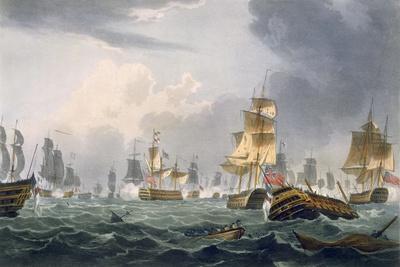 Lord Howe's Victory, 1st June 1794, Engraved by Thomas Sutherland