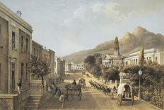 South Africa, Cape Town, Wale Street and St George's Cathedral-Thomas William Bowler-Giclee Print