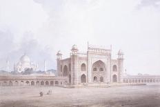 The Mausoleum of Prince Khusrau, Allahabad, Uttar Pradesh, (Pencil and W/C)-Thomas & William Daniell-Giclee Print