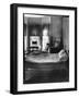 Thomas Wolfe's Small Bedroom in His Cabin-Nina Leen-Framed Photographic Print
