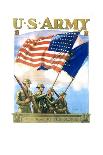 U.S. Army - Guardians of the Colors Poster-Thomas Woodburn-Stretched Canvas